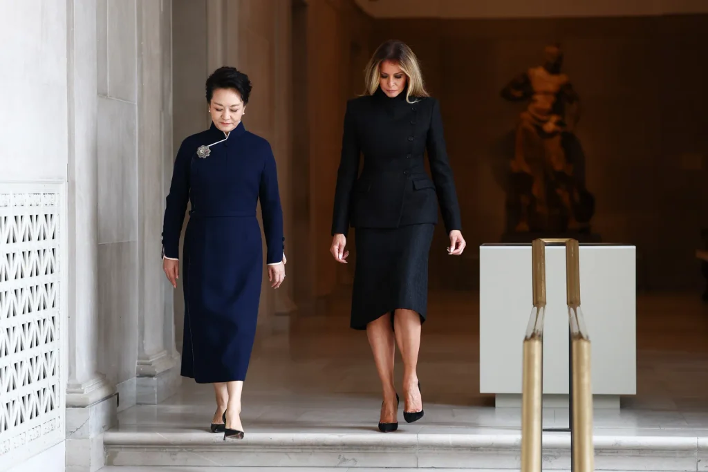 Melania Trump and Peng Liyuan Style: Two Very Different Ways to Dress Elegantly