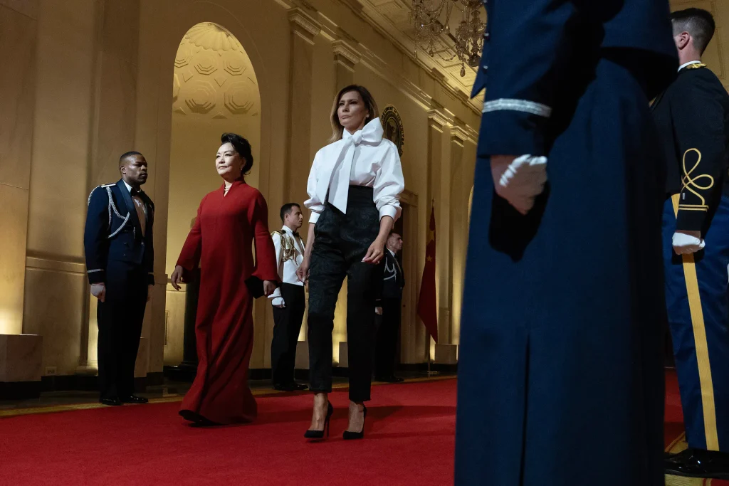 Melania Trump and Peng Liyuan Style: Two Very Different Ways to Dress Elegantly