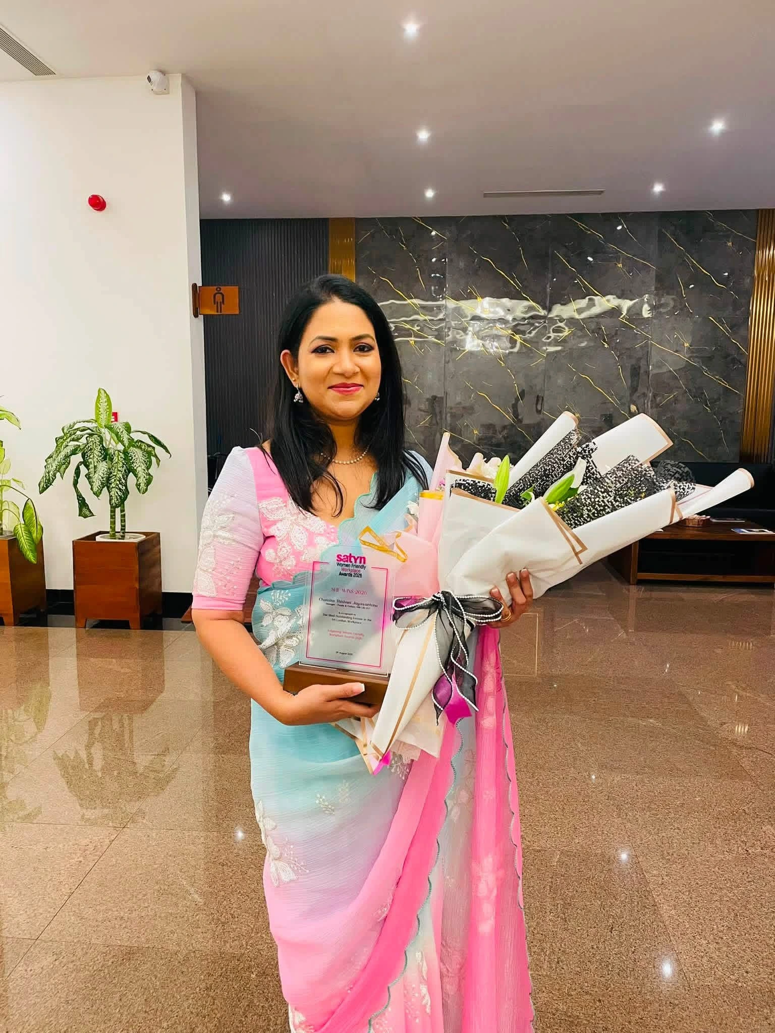Chamika Jayawardena at the Satynmag Women-Friendly Workplace Awards 2026