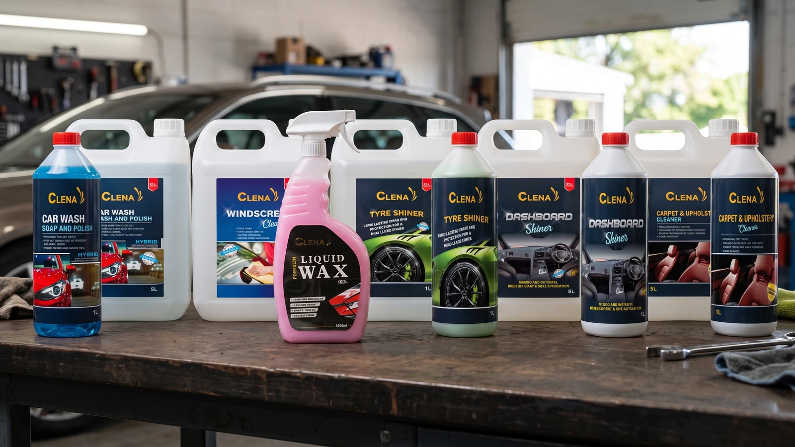 CLENA car care range